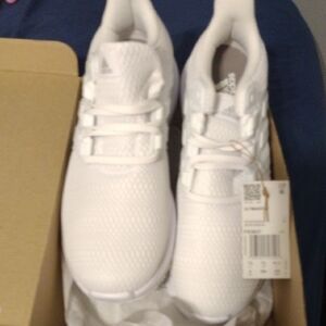 Adidas All-White Athletic Shoes Women's Sz 9, Ultimashow NIB